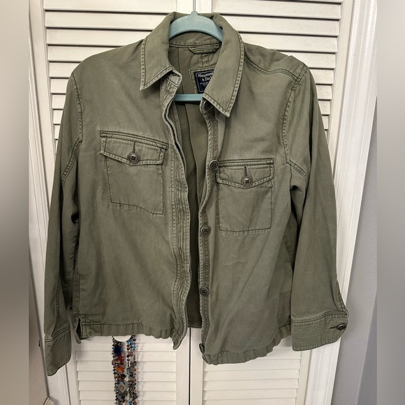 Abercrombie & Fitch Jackets & Blazers - Vintage green Abercrombie & Fitch jacket.  Medium.  Great condition.